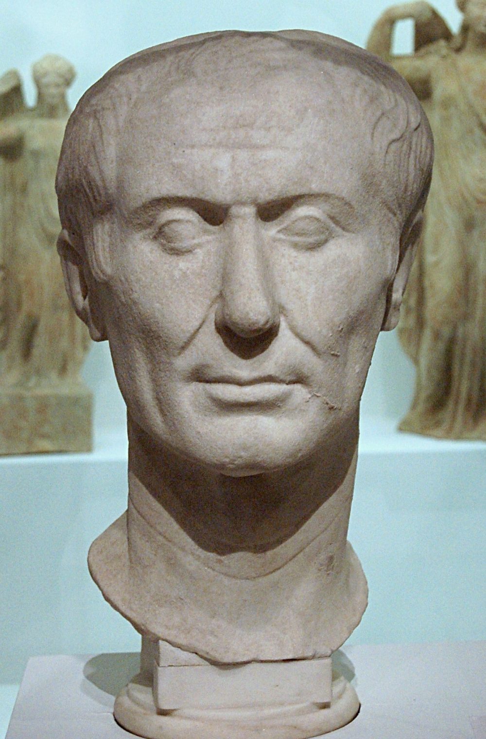 The only likeness carved in his own lifetime, the face of a man who meant every word he spoke to his laughing captors.