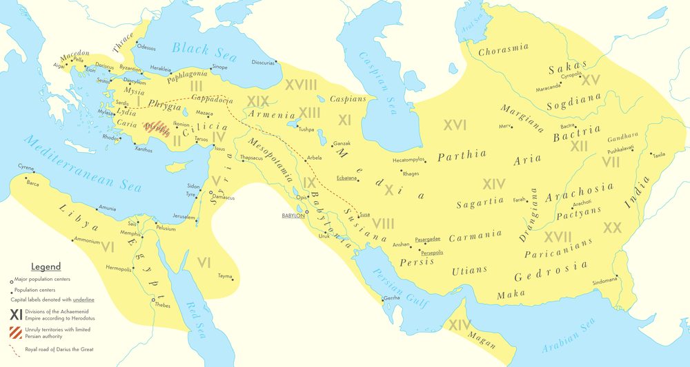 By 530 BC Cyrus ruled from the Aegean to the Indus; the steppe beyond the Jaxartes was the one blank left to fill.